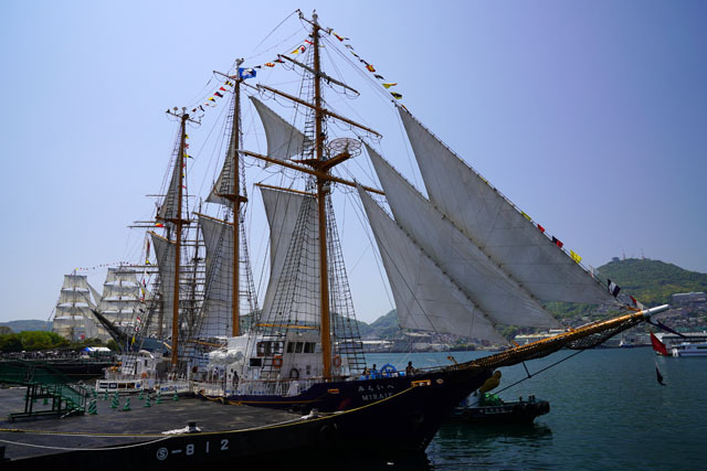 2019長崎帆船まつり (4) セイルドリル　みらいへ.JPG