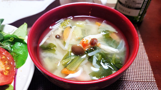 シメジのお味噌汁.JPG