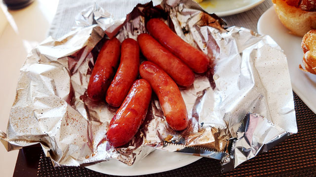 ソーセージのホイル焼き.JPG