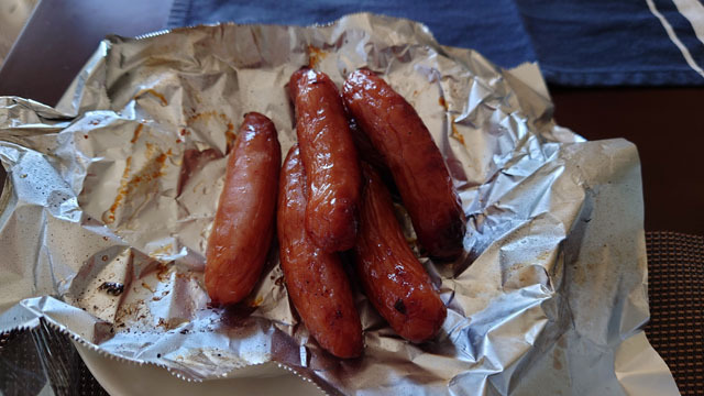 ソーセージのホイル焼き.JPG