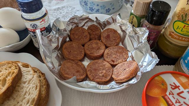 ベビーハムのホイル焼き.jpg