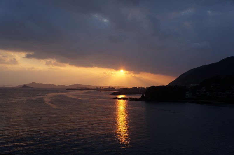 大晦日の夕陽.JPG