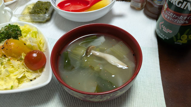 ダイコンと白菜とタマネギとワカメとシメジのお味噌汁.jpg